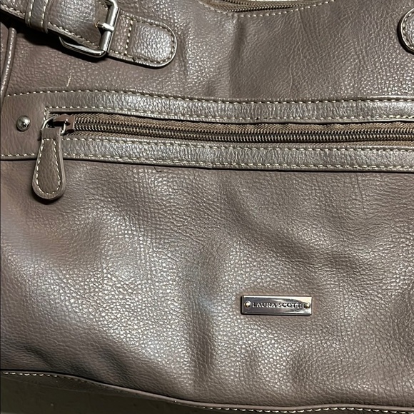 Laura Scott Beige Leather Purse - Picture 5 of 10